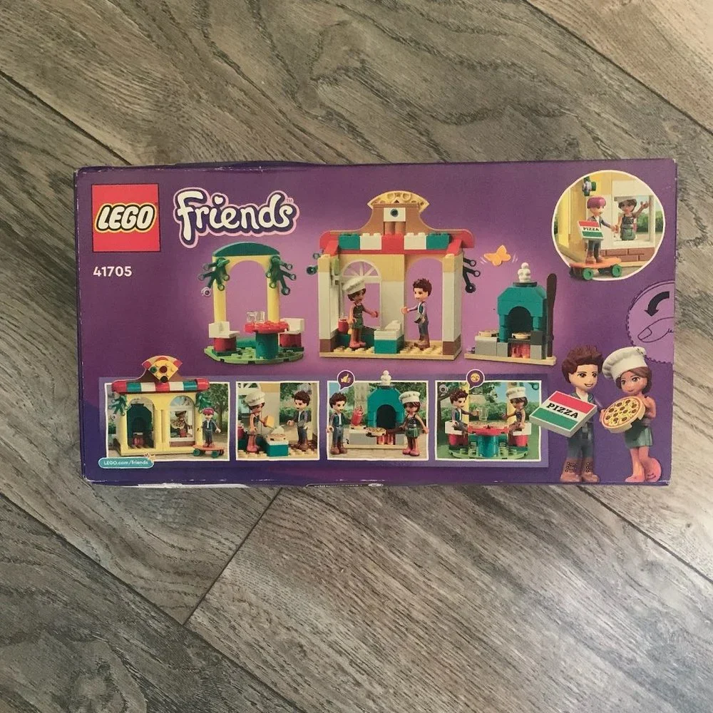 NWT LEGO FRIENDS HEARTLAKE CITY PIZZERIA 41705 144 PIECES AGES 5+
